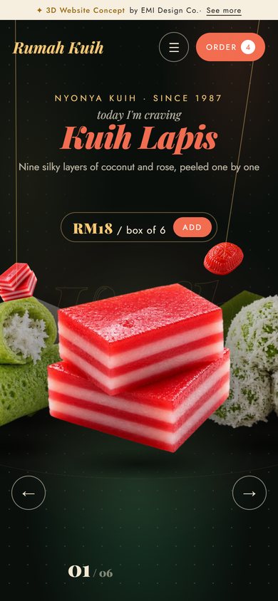 Rumah Kuih 3D 网站手机版